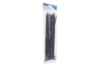 100 Kabelbinder Schwarz 30 cm wiederverwendbar wiederverschließbar wiederlösbar 100 Kabelbinder Schwarz 30 cm wiederverwendbar wiederverschließbar wiederlösbar