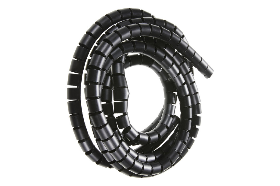 Tubo A Spirale MAX HAURI Nero - Diametro 20mm, Lunghezza 3m, Con Attrezzi Per Installazione - Foto 1