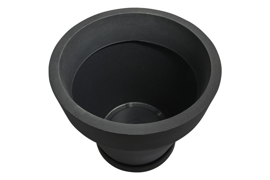Vaso da giardino Antracite 80 x 80 x 50 cm vidaXL | Leroy Merlin Vaso da giardino Antracite 80 x 80 x 50 cm vidaXL | Leroy Merlin