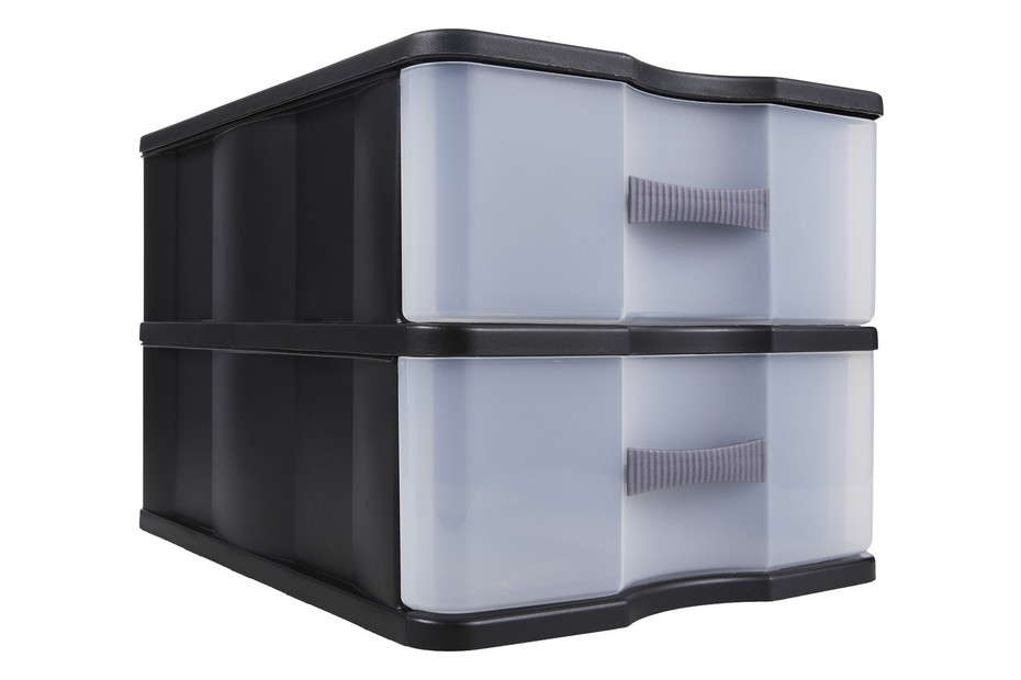 Rotho Schubladenbox A4 Schwarz