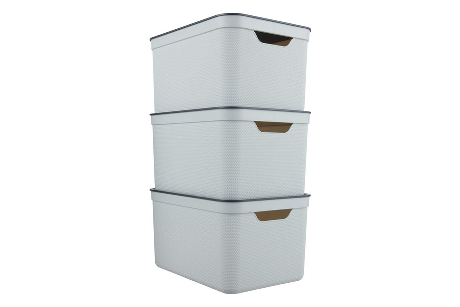 Deko Box mit Deckel Jive Weiss | A4