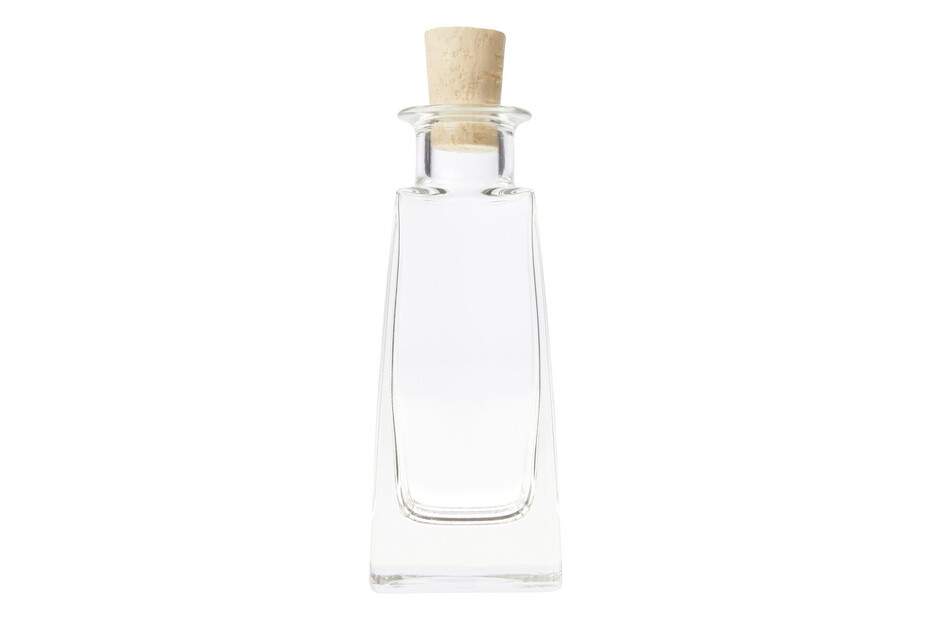 Glorex Glasflasche Konisch mit Korken | 15 × 6 × 5 cm