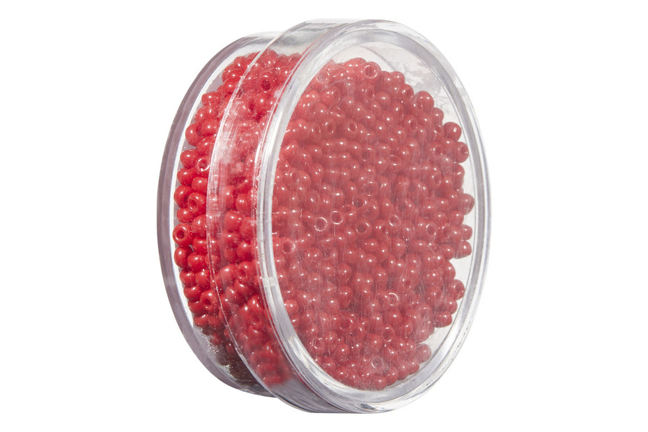 6500 perline di vetro opache, 2 mm, opache, 11/0, perline opache, per lavori artigianali, colori assortiti (rosso 6500 perline di vetro opache, 2 mm, opache, 11/0, perline opache, per lavori artigianali, colori assortiti (rosso
