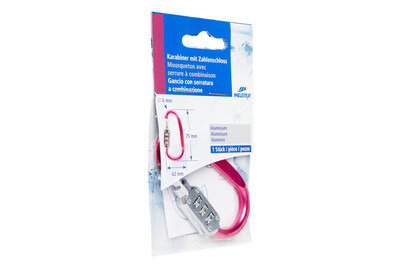 Image of Meister + Co Karabiner mit Zahlenschloss | 7.5 cm