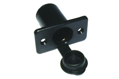 Image of Meister + Co Einbausteckdose Schwarz | 5.5 cm