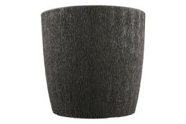 Fioriera vaso per piante con sottovaso serie Lofly Case, altezza 33,5 cm, colore: antracite Fioriera vaso per piante con sottovaso serie Lofly Case, altezza 33,5 cm, colore: antracite