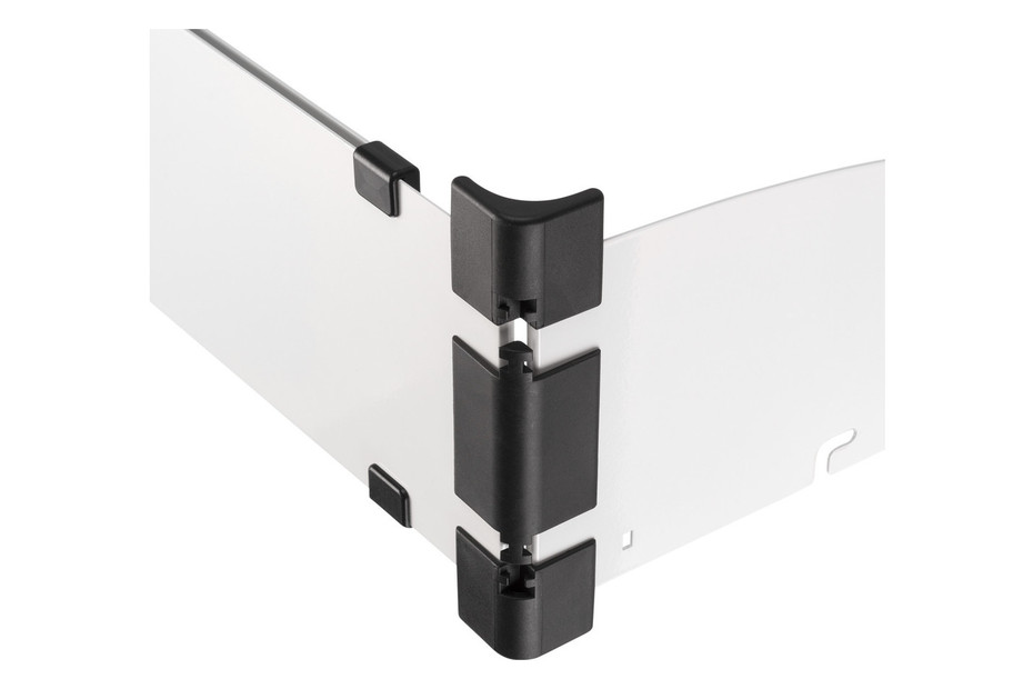 BOMI Grille De Protection Cuisinière Extensible 64-110cm - Sécurité Enfant Sans Percer, Résistante Au Lave-Vaisselle, Noire