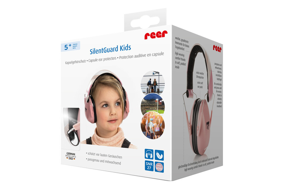 Casque Anti-Bruit Enfant Silentguard Reer – Protection Auditive SNR 29 DB – Bleu – Concerts, Feux D’Artifice
