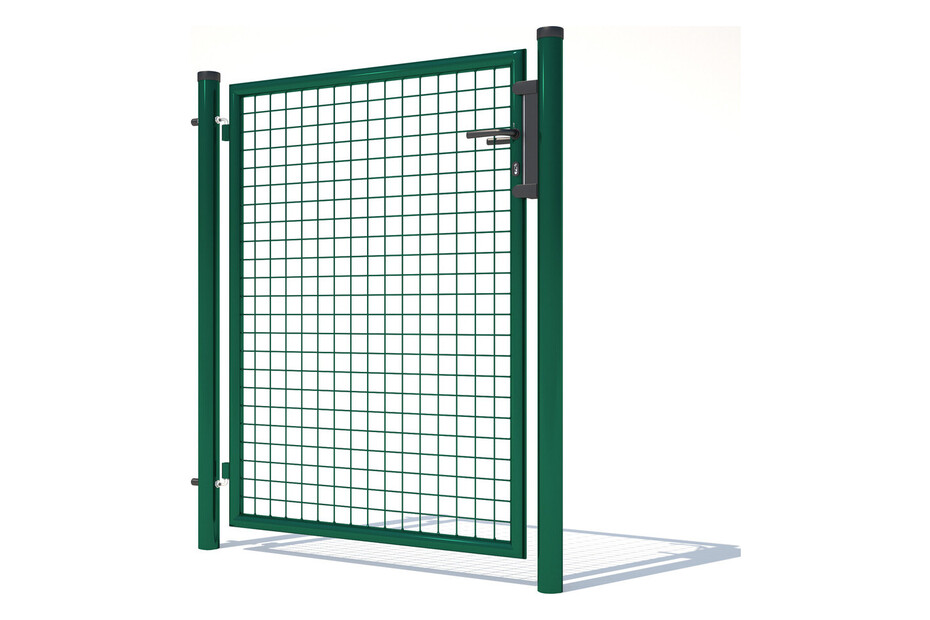 Cancello Da Giardino In Metallo 125x100 Cm Verde Con Serratura - Porta Recinzione - Foto 13
