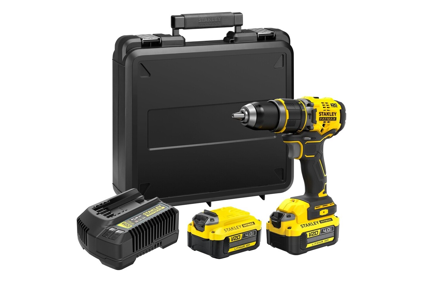 Stanley Fatmax Perceuse-visseuse à percussion sans fil Sfmcd721M2K | 18 V | 4.0 Ah