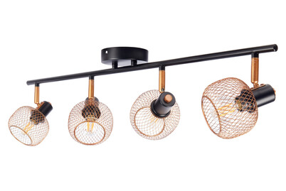 Deckenlampe Spot Maren Metall Schwarz-Gold | 25 W Deckenlampe Spot Maren Metall Schwarz-Gold | 25 W