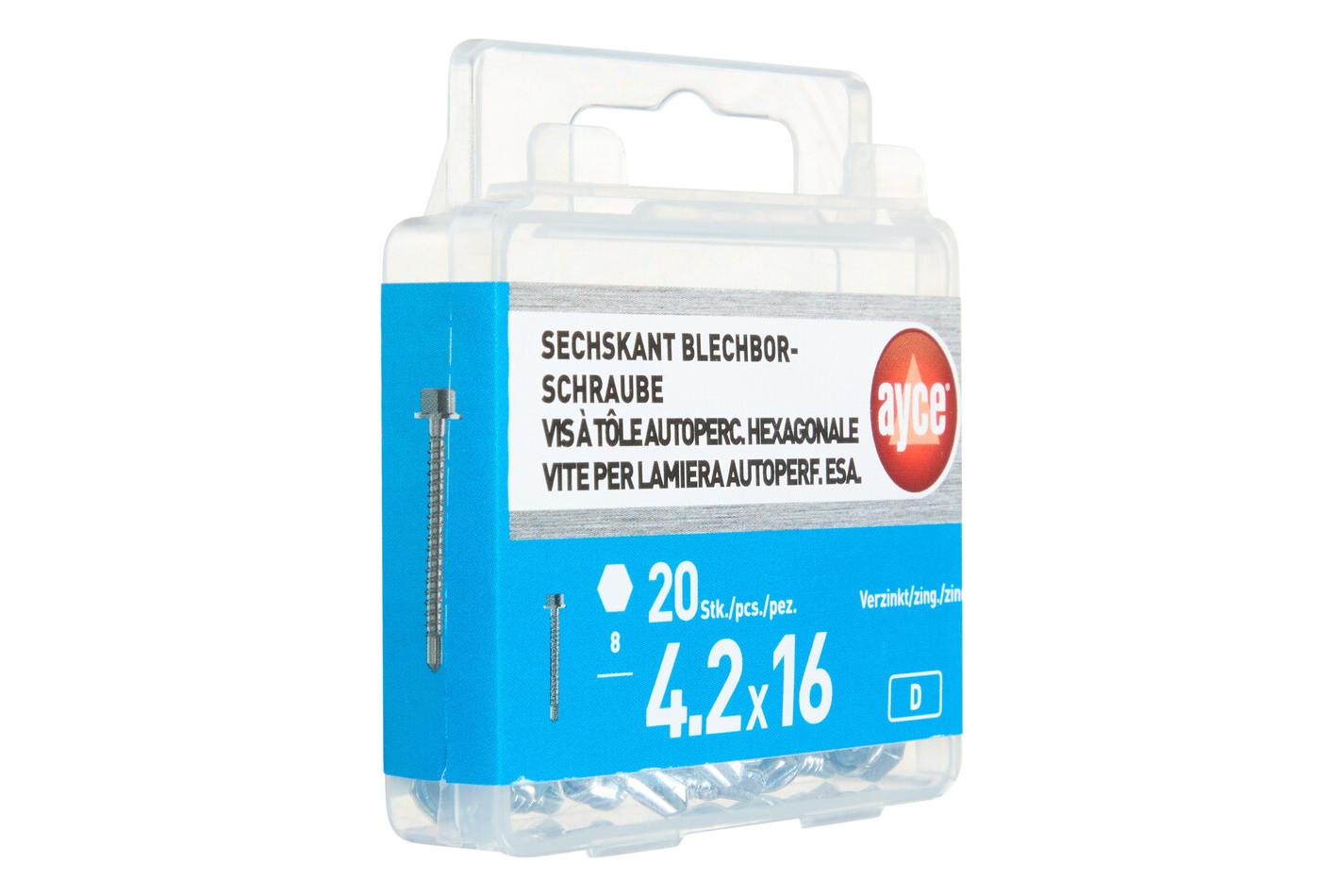Ayce Vis autoperceuse à tête hexagonale | SW8 × 16 mm