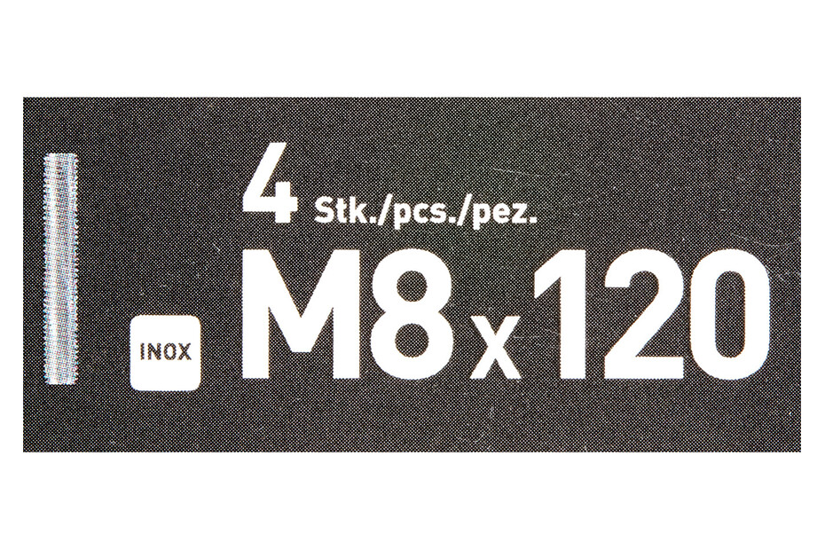 BULLONE INTERAMENTE FILETTATO M5x30 Bulloneria Acciaio Zincato (Pz.500 BULLONE INTERAMENTE FILETTATO M5x30 Bulloneria Acciaio Zincato (Pz.500