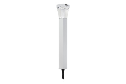 Brennenstuhl LED-Solar Fussweglampe Aluminium | 12 × 12 cm