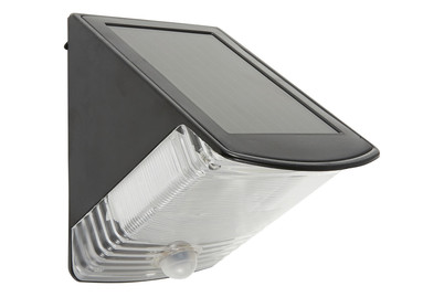 Brennenstuhl LED-Wandlampe Solar Schwarz | 1 W