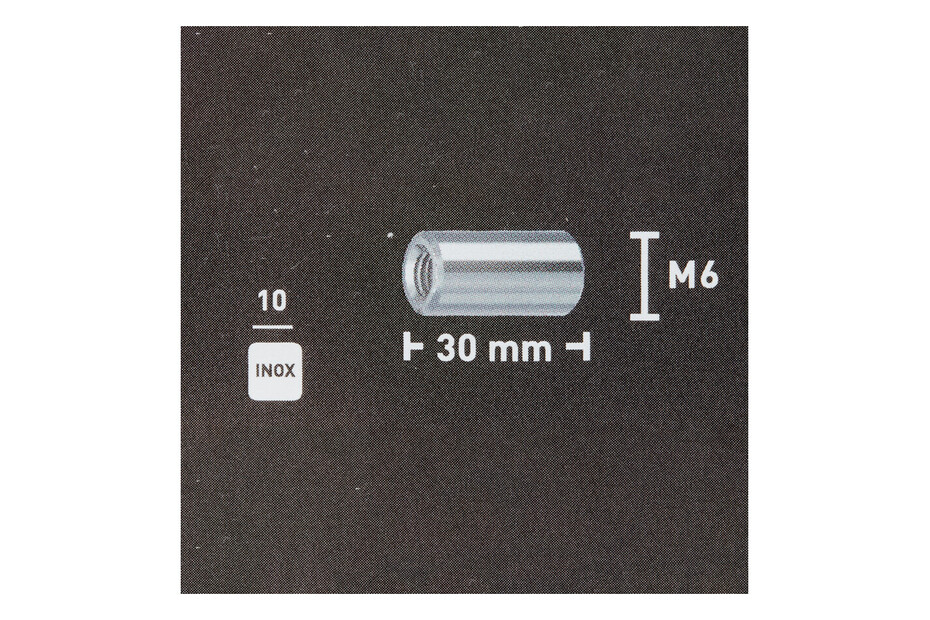 10 Pz Manicotti Filettati In Acciaio Inox Tubo A Ve 5mm/6mm - Foto 9