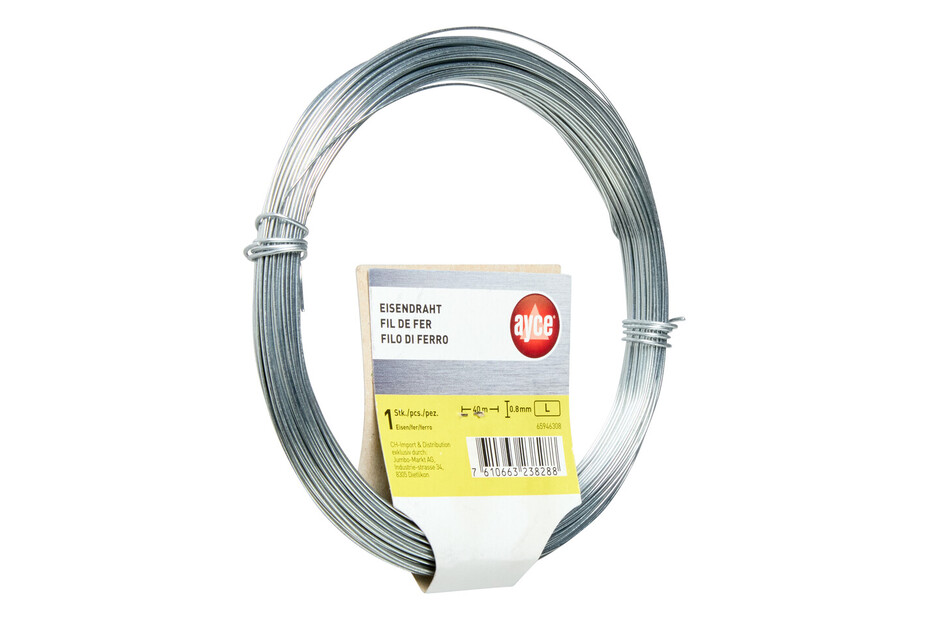 Filo Di Ferro Zincato 1,8mm - Rotolo Da 50 Metri - Multiuso Per Fai Da Te, Giardinaggio E Riparazioni - Foto 9