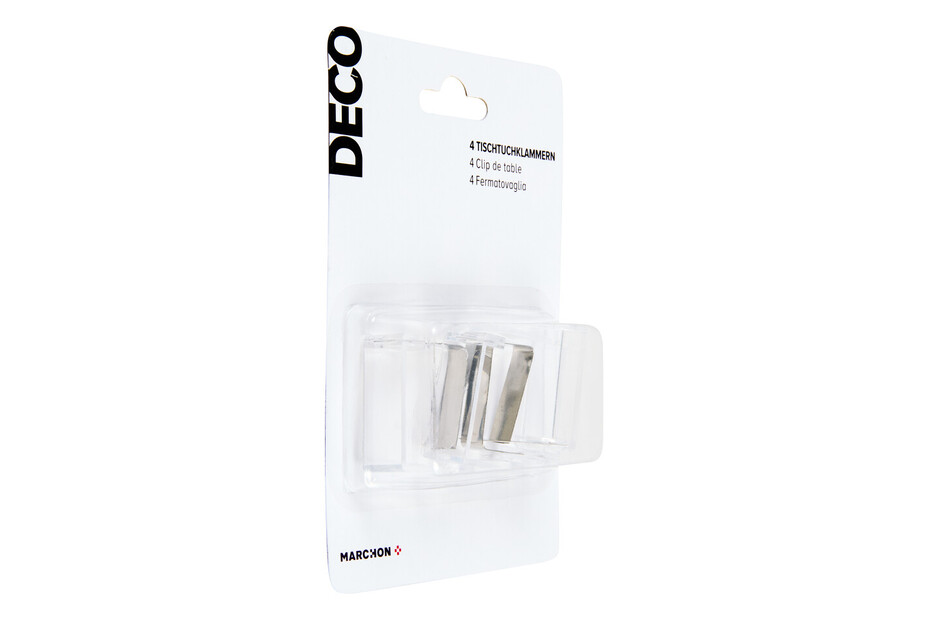 Deco Tischtuchklammern transparent kaufen bei JUMBO