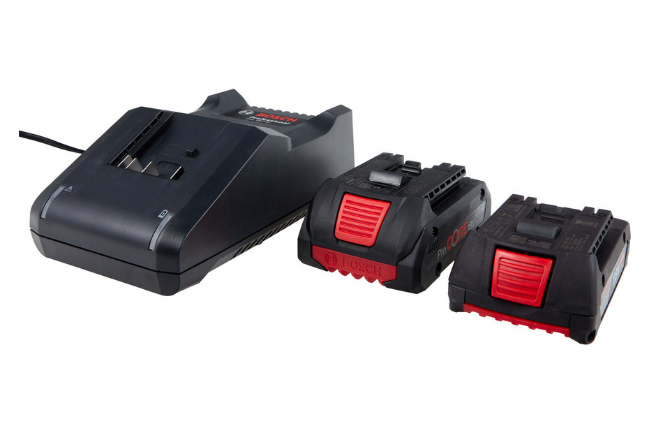 Bosch Kit de démarrage 18V avec 2x batterie GBA 5,0 Ah + chargeur GAL 18V-40 Bosch Kit de démarrage 18V avec 2x batterie GBA 5,0 Ah + chargeur GAL 18V-40