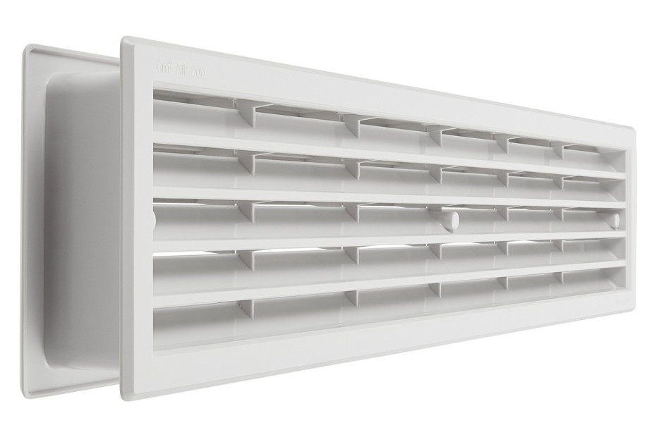 Griglia Di Ventilazione Per Porte - Acciaio Inox 465x106 Mm - Per Spessori 37-55 Mm - Foto 8