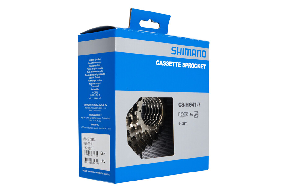 Cassette 7V. Route Shimano HG41 11-28 Dents pas cher - 36Vélos Cassette 7V. Route Shimano HG41 11-28 Dents pas cher - 36Vélos