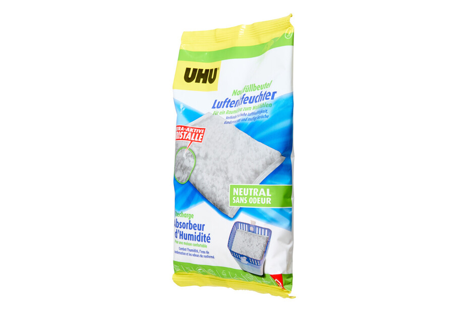 Recharges UHU Air Max Magnet - 2x 450g Sans Parfum Pour Absorbeur D'Humidité, Anti-Moisissure Efficace Recharges UHU Air Max Magnet - 2x 450g Sans Parfum Pour Absorbeur D'Humidité, Anti-Moisissure Efficace