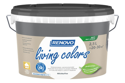 Renovo Living Colors Peinture murale et de plafond Café au lait | 2.5 l