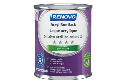 Renovo Vernice Acrilica Colorata RAL 1021 Giallo Colza Opaco | 125 ml