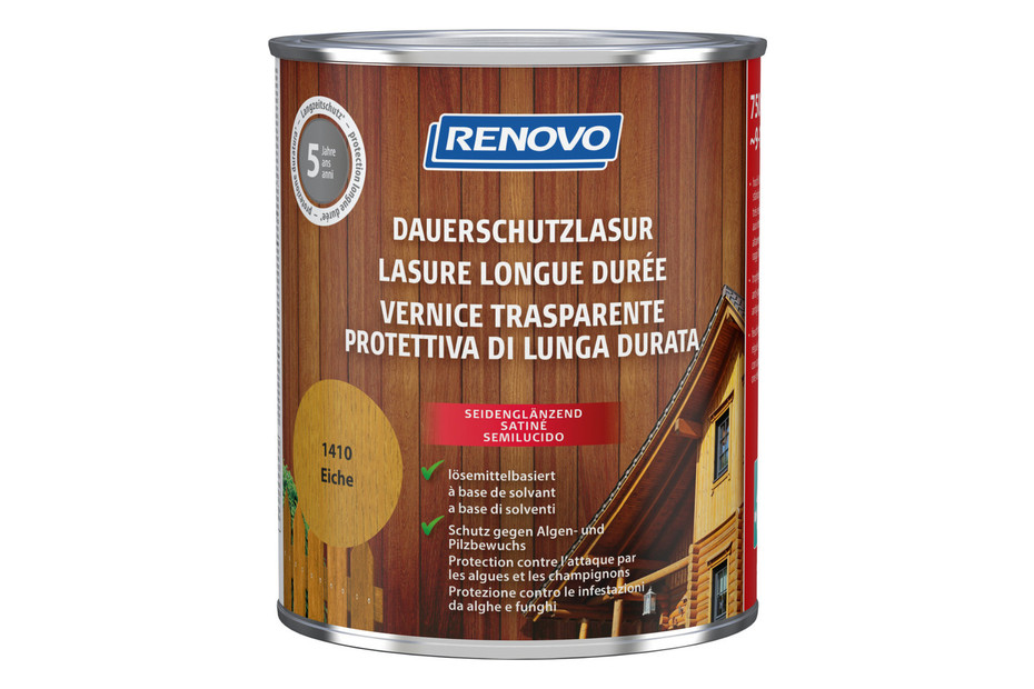 ColourPlus® Smalto Protettivo Per Legno (2,5L, Pino) Satinato - Impregnante Per Legno Per Esterno - Primer Per Legno - Smalto Per Legno - Smalto Per Legno Esterno - Made In Germany - Foto 4