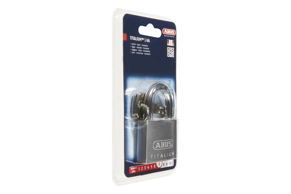 Cadenas ABUS Titalium 54TI/40 HB63 – Anse Longue, Léger Et Robuste, Sécurité Extérieur