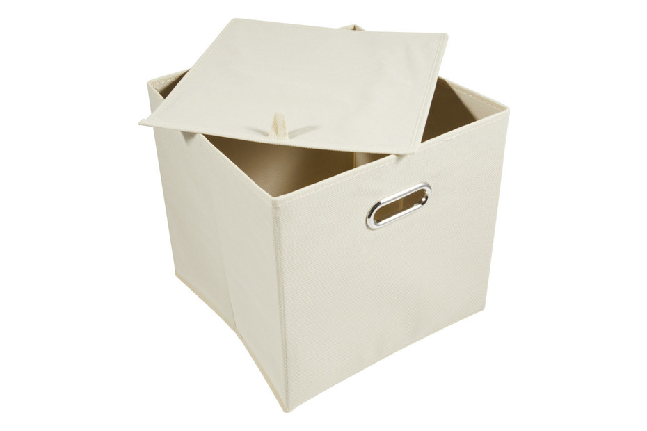 Scatola Portaoggetti In Bambù Zeller - 30x15x7 Cm, Beige, Salvaspazio, Impilabile - Foto 2