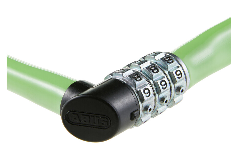 ABUS Serratura A Cavo 3406C - Lucchetto Combinazione 55cm Per Bici | Cavo Acciaio Ricoperto Plastica - Foto 1