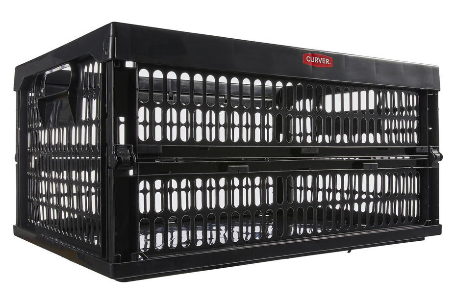 Curver Klappbox Schwarz | 24 × 34 × 47 cm | 30 l