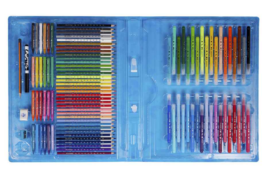 Kit de Coloriage Maped Color'Peps - 100 Outils Assortis, Crayons, Feutres, Craies Kit de Coloriage Maped Color'Peps - 100 Outils Assortis, Crayons, Feutres, Craies