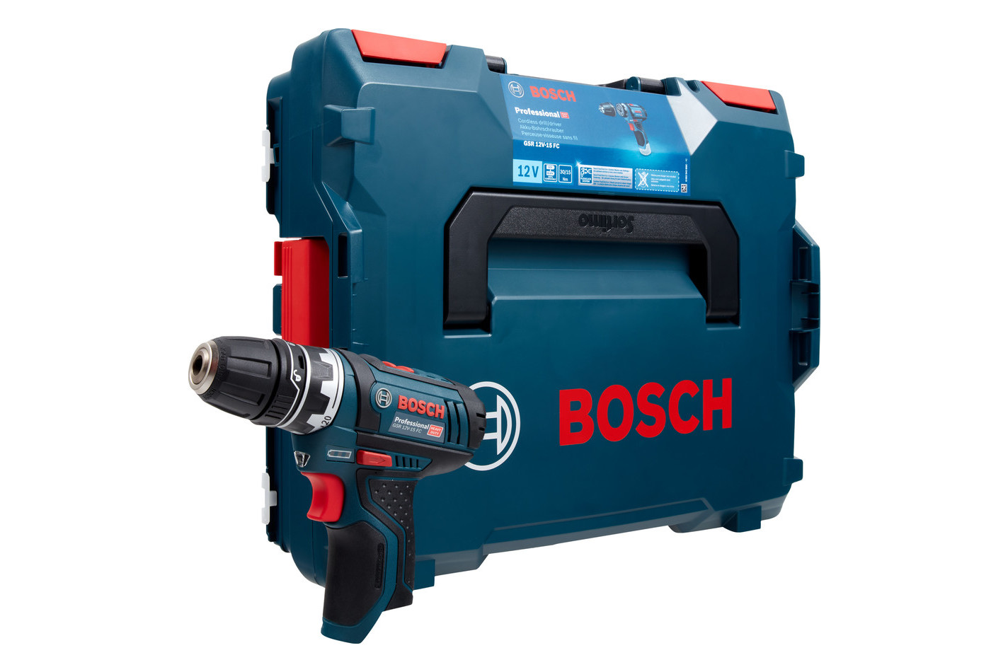 Bosch Perceuse-visseuse sans fil GSR Professional 12V-15 FC | 12 V | 30 Nm | Solo