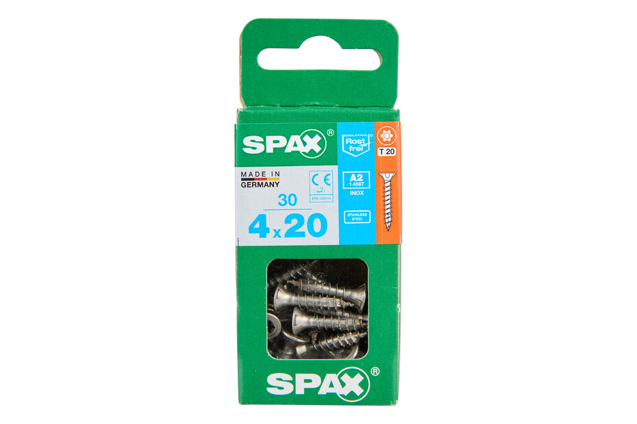 Spax R0043 Spax Holzschraube A2 Torx | 4 × 20 mm kaufen bei JUMBO