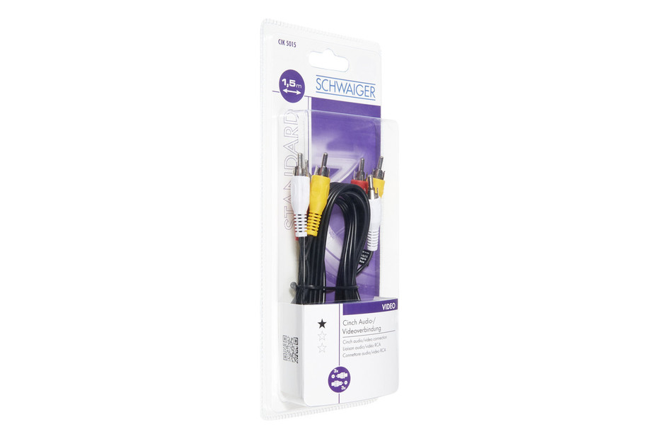 Câble De Connexion Cinch – Stecker-Kabel, 1 Unité, Neuf