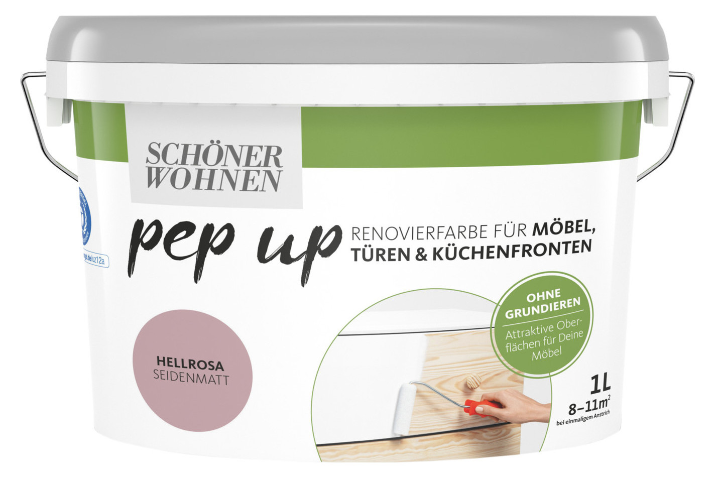 Schöner Wohnen PEP UP Vernice per rinnovamento Rosa | 1 l | 10 m²