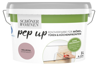 Schöner Wohnen PEP UP Vernice per rinnovamento Rosa | 1 l | 10 m²