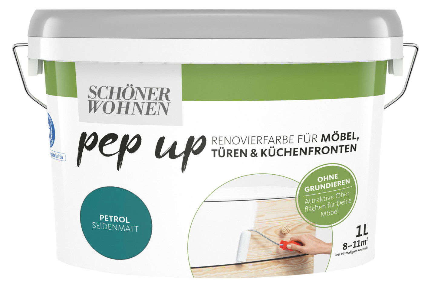 Schöner Wohnen PEP UP Vernice per ristrutturazioni Verde | 1 l | 10 m²