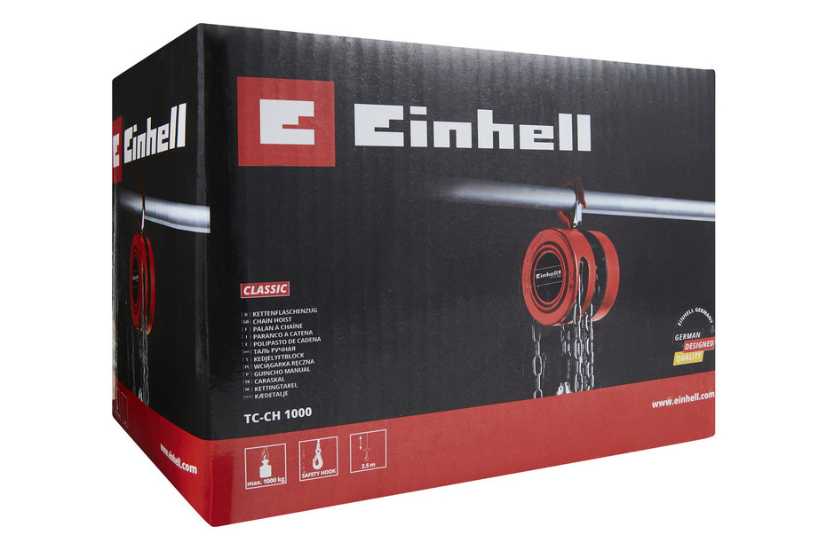 Argano A Catena Einhell 1000kg - Solleva Carichi Pesanti Con Sicurezza - Foto 4