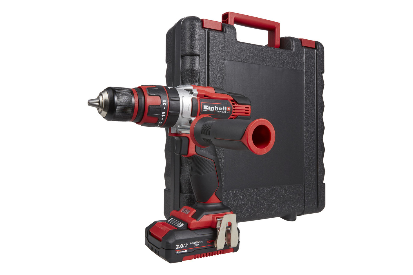 Einhell Perceuse-visseuse à percussion Te-Cd 18/48 Li-i | 18 V | 2 Ah