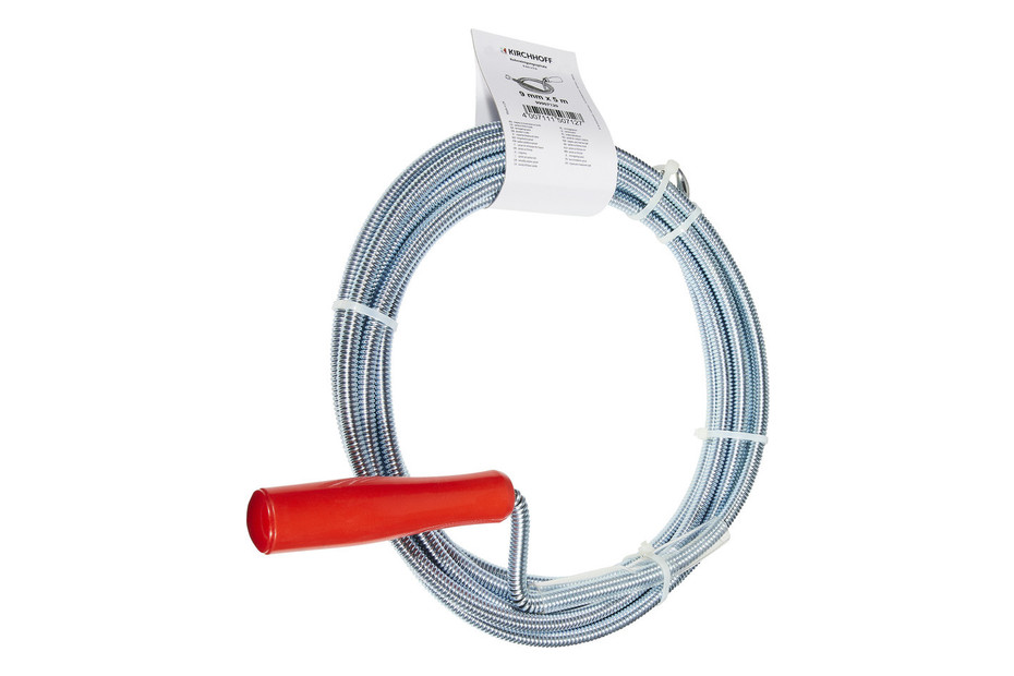 Rohr Reinigungs Spirale Notfall Abfluss Reiniger Verstopfungen 5.0 Meter x 9mm Rohr Reinigungs Spirale Notfall Abfluss Reiniger Verstopfungen 5.0 Meter x 9mm