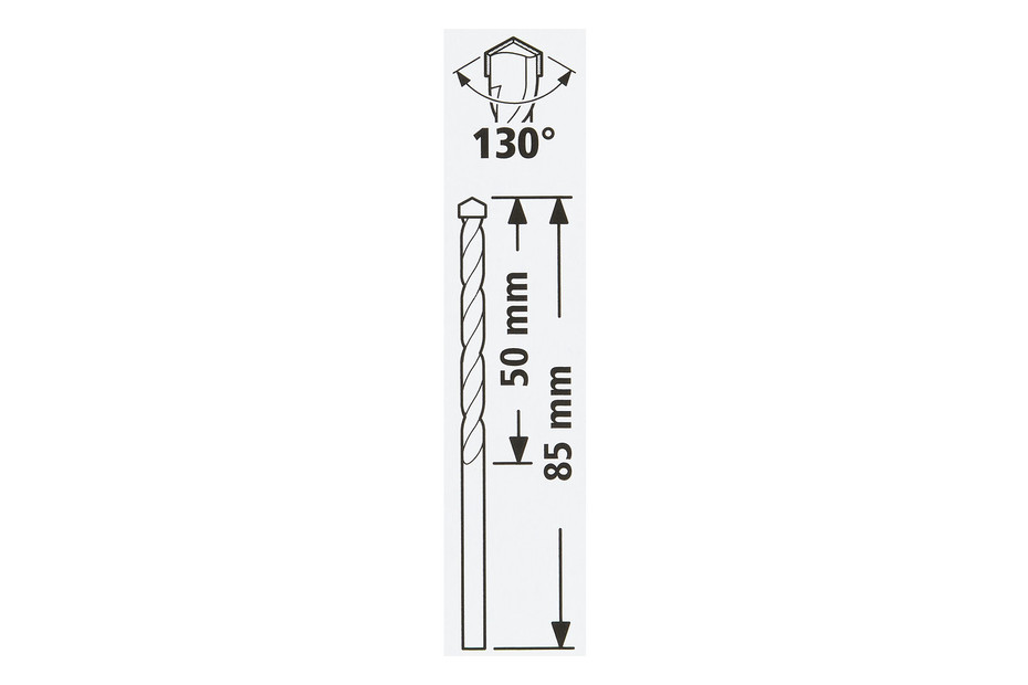 QUARKZMAN Foret Carbure Tungstène 6,5mm Pour Acier Inox, Aluminium Et Métal