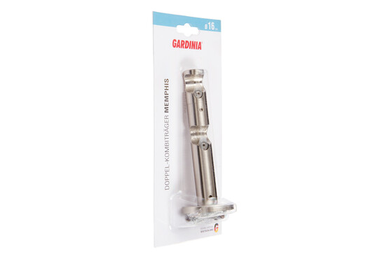 Supporto Per Bastoni Tende Gardinia - 25 Mm, Effetto Acciaio Inox Supporto Per Bastoni Tende Gardinia - 25 Mm, Effetto Acciaio Inox