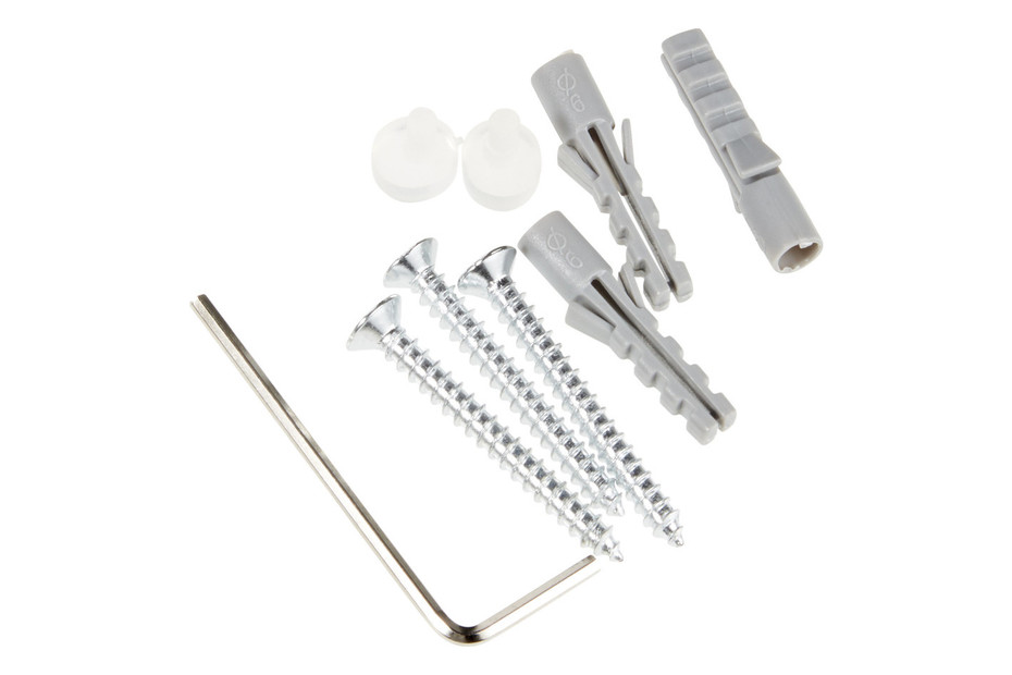 Supporto Doppio Per Tende Gardinia - Base In Metallo Per 2 Bastoni Da 20 Mm, Nero Opaco - Foto 5