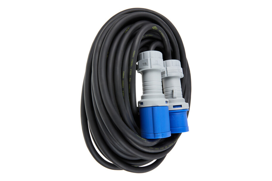 Masterplug Pro-XT Cavo di prolunga a quattro prese con avvolgimento aperto, taglio termico e interruttore di alimentazione, cavo ad alta visibilità da 20 metri, verde Masterplug Pro-XT Cavo di prolunga a quattro prese con avvolgimento aperto, taglio termico e interruttore di alimentazione, cavo ad alta visibilità da 20 metri, verde