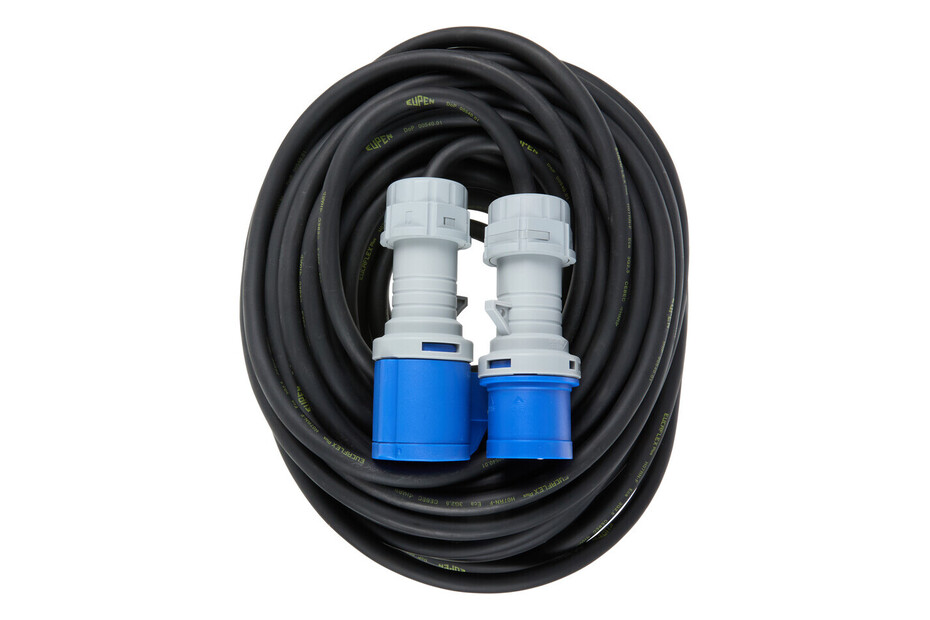 Cavo Di Prolunga A 3 Poli IP44 Nero | 25 M | 3500 W Acquistare Da - Foto 4