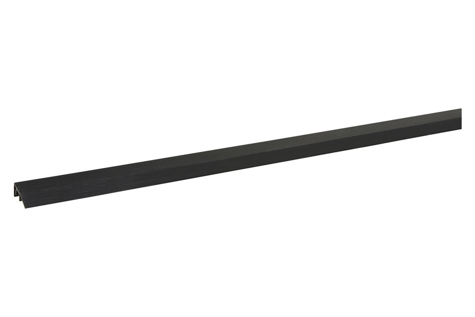 Profilé d'aluminium Slim Noir mat longueur de 3m (118) - Paul Inc Profilé d'aluminium Slim Noir mat longueur de 3m (118) - Paul Inc