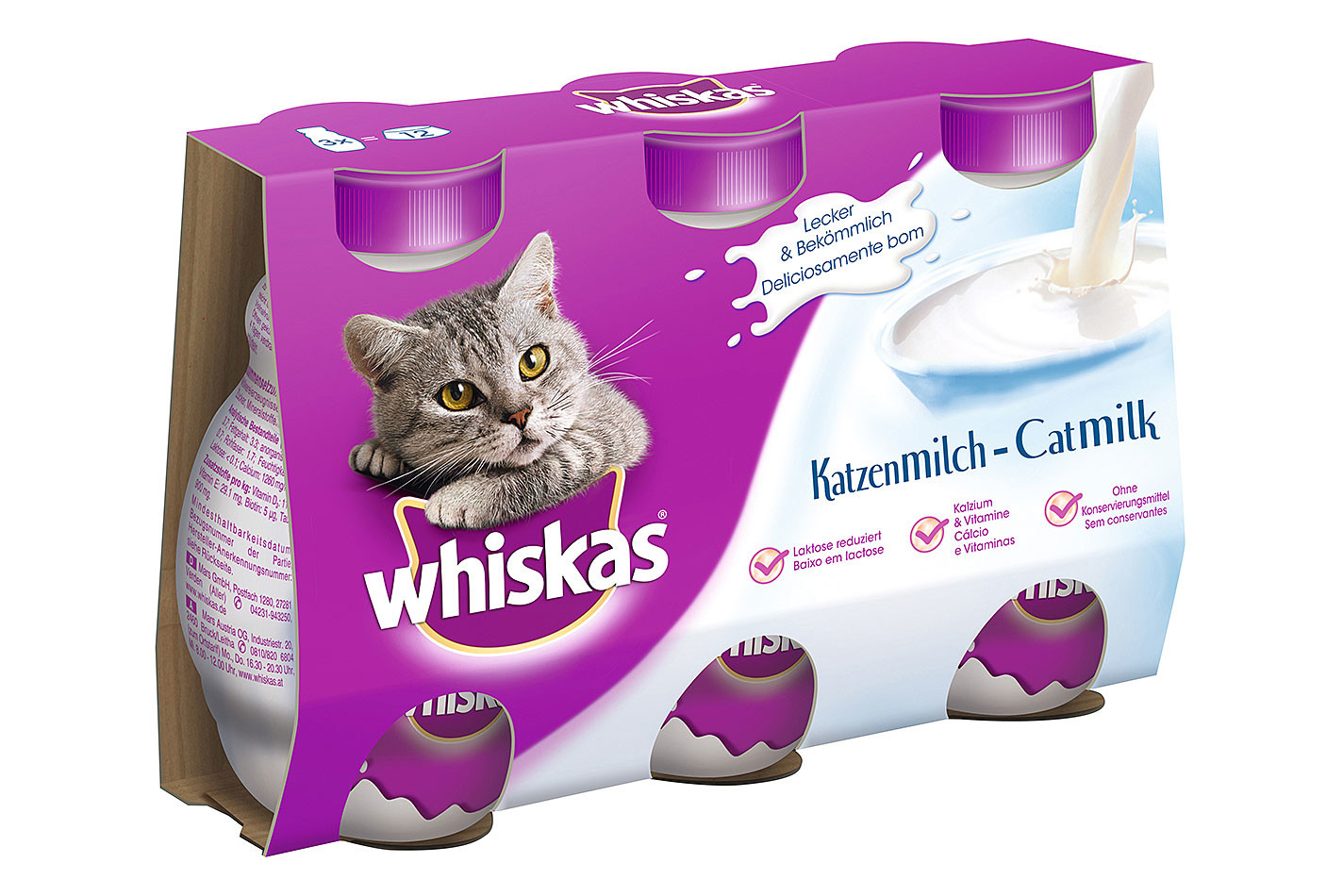 Whiskas Cat Milk 3x200ml